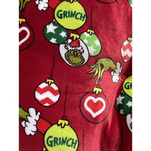 Dr. Seuss The Grinch Dog Pet BED Super Soft Christmas Ornament 39” X 26” Red NEW - Picture 6 of 14
